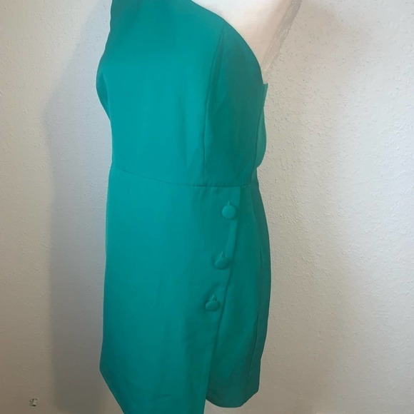 NWT Revolve NBD Tere Button Mini Dress in Green Size XL - Picture 2 of 6